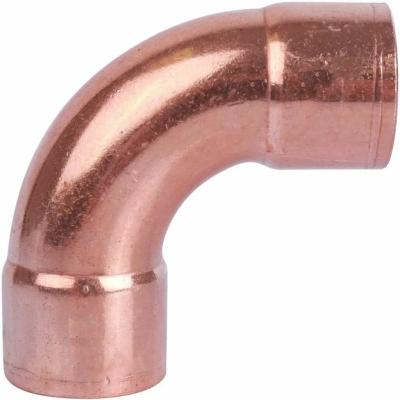 Уголок медный HAILIANG двухраструбный 18 мм 90°  Уголок медный HAILIANG двухраструбный 18 мм 90°