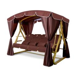 Качели садовые АРНОВЕРК Элегант люкс+ Коричневый 265*143*195 см