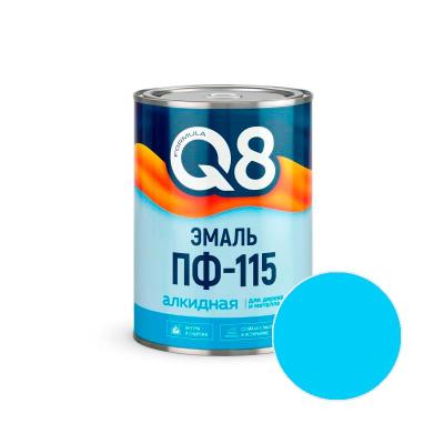 Эмаль FORMULA Q8 ПФ-115 Голубой 0,8 кг