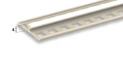 Профиль маячковый пластиковый ПМ 4*3000 мм