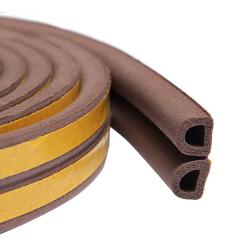 Уплотнитель D-profil самоклеящийся Коричневый 2 жгута по 3 м