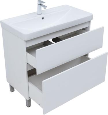 Тумба с раковиной AQUANET Вега 100