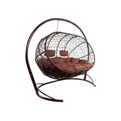Кресло подвесное M-GROUP Лежебока Коричневый 214*184*113 см