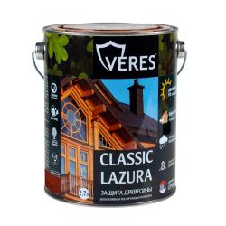 Декоративный антисептик VERES Classic Lazura №8 Дуб темный 2,7 л