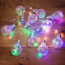 Гирлянда Нить NEON-NIGHT Ретро-лампы 1 режим мультиколор 3 м 303-079