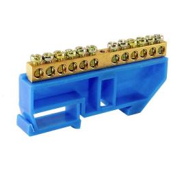 Шина нулевая TDM 12/1 на DIN-изоляторе 8*12 мм