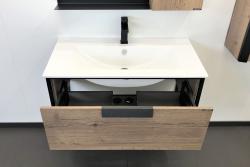 Тумба с раковиной COMFORTY Бонн 90 дуб темный Quadro 90