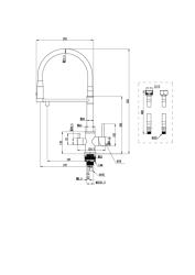 Смеситель для кухни CERSANIT Zen 68251