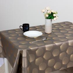 Клеенка Аурум Софт, 137 см, FJ83036-2, Вашингтония (беж)/1м/