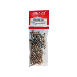 Саморез по дереву острый желтый 5*30 мм 50 шт