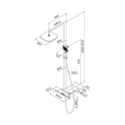 Душевая система IDDIS SpaHome SPHBLTKi06