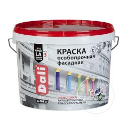 Краска DALI особопрочная для фасада Бесцветный 9 л
