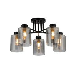 Люстра ЛАЙТ СФЕРА 07338/5 Black Черный