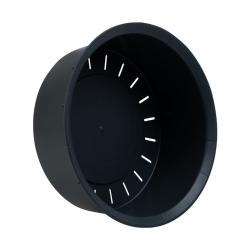 Горшок пластиковый BMC Грация прайм Антрацит 2,25 л