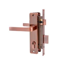 Замок врезной АЛЛЮР 126/1 АС Старая медь