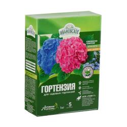 Удобрение органоминеральное ИВАНОВСКОЕ Гортензия для цветочных культур 1000 г