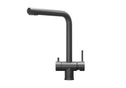 Смеситель для кухни GRANULA Графит матовый KS-7011