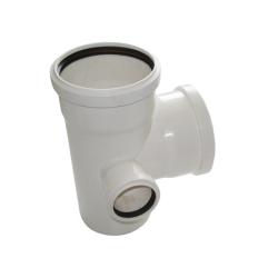 Крестовина канализационная SINIKON Comfort двухплоскостная левая 110*110*50 мм 87°