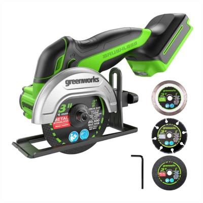 Шлифмашина угловая GREENWORKS GD24UCS