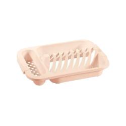 Сушилка д/посуды 345х240х72мм, светло-серый /БЫТПЛАСТ/