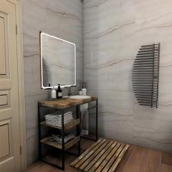 Плитка базовая ABSOLUT GRES Agate Beige глянцевая 60*120 см
