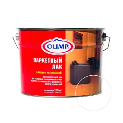 Лак OLIMP для паркета полуматовый 9 л