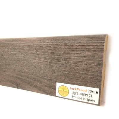Плинтус ламинированный TECKWOOD Дуб эверест 2150*75*16 мм