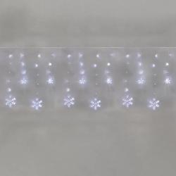 Гирлянда Бахрома NEON-NIGHT 8 режимов белый холодный 2,4*0,9 м 255-075