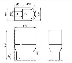 Унитаз-компакт BELBAGNO Norma BB339CPR BB339T BB865SC