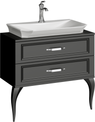 Тумба с раковиной AQWELLA LaDonna 85 