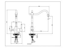Смеситель для кухни ESKO Florence FR03B 