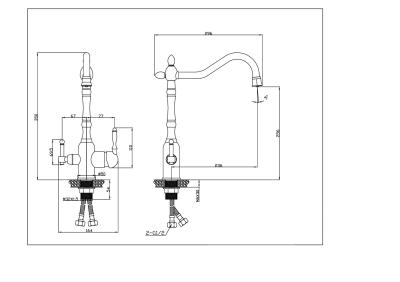 Смеситель для кухни ESKO Florence FR03B 