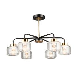 Люстра ЛАЙТ СФЕРА 6789/6 BK+COP Черный