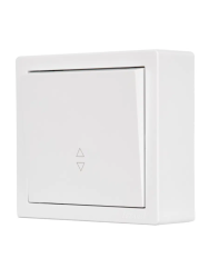 Переключатель LEZARD Leto 1 клавиша белый 752-0200-105