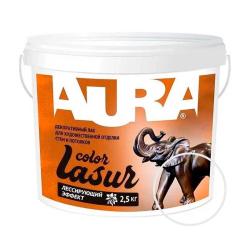 Лак AURA Lasur Color полуматовый 2,5 кг