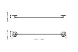 Держатель полотенца FORA Drop 50 см