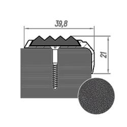 Профиль угловой НОВОСЕЛ У 8.1 Алюминий 1 м