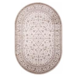Ковер Valencia Deluxe F014 CREAM овал размер 1.5*2.3 м