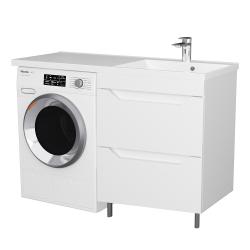 Тумба с раковиной ИРЛЕН Сохо 120 R ящики