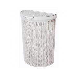 Корзина для белья БЫТПЛАСТ Eco Style 45 л светло-серый 431217630