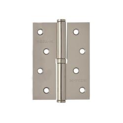 Петля врезная НОРА-М 750-4" левая Хромовое покрытие