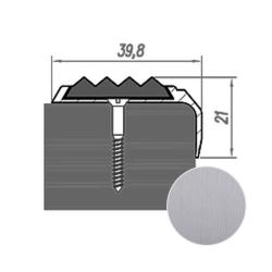 Профиль угловой НОВОСЕЛ У 8.11 Алюминий 2 м