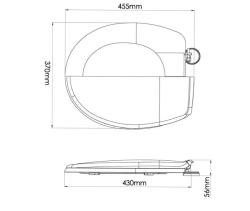 Сиденье для унитаза NOVA King 2020