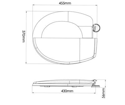 Сиденье для унитаза NOVA King 2020