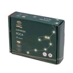 Гирлянда Нить NEON-NIGH Роса 8 режимов теплый белый 30 м 303-276