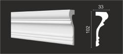 Молдинг DECOR-DIZAYN 102*33*2000 мм DD604