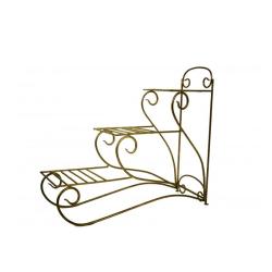 (АКЦИЯ) Подставка на 3 цветка Ступенька 60*82*28см /М0000070/ФлораПласт/