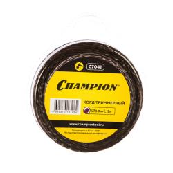 Леска для триммера CHAMPION Magic витой квадрат 3 мм 12 м
