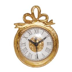 Елочное украшение HOLIDAY CLASSICS Часы карманные винтаж золотой 9*1,5*12,5 см