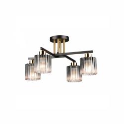 Люстра ЛАЙТ СФЕРА 6787/4 BK+COP Черный